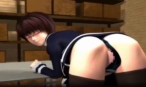  » Slutty 3D Schoolgirl In Glasses